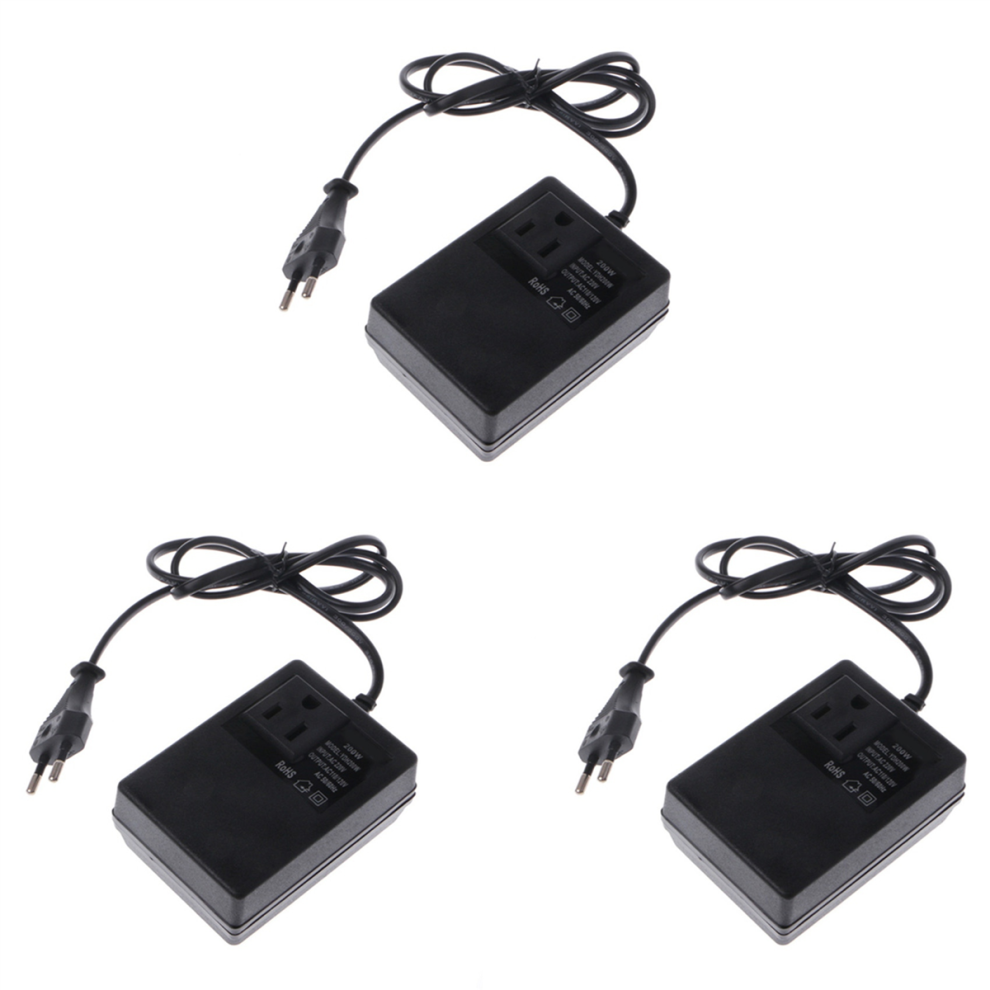 200W Ac 220V To 110V Reduce Transformer Convert Power Eu Plug Adapter 4711191794406
