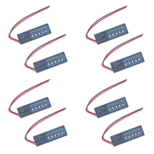 2 Pcs Battery Level Indicator 3S Ternary Lithium Battery Lithium Iron