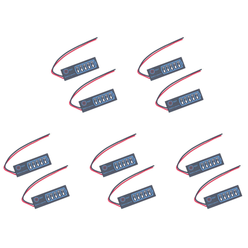 2 Pcs Battery Level Indicator 3S Ternary Lithium Battery Lithium Iron