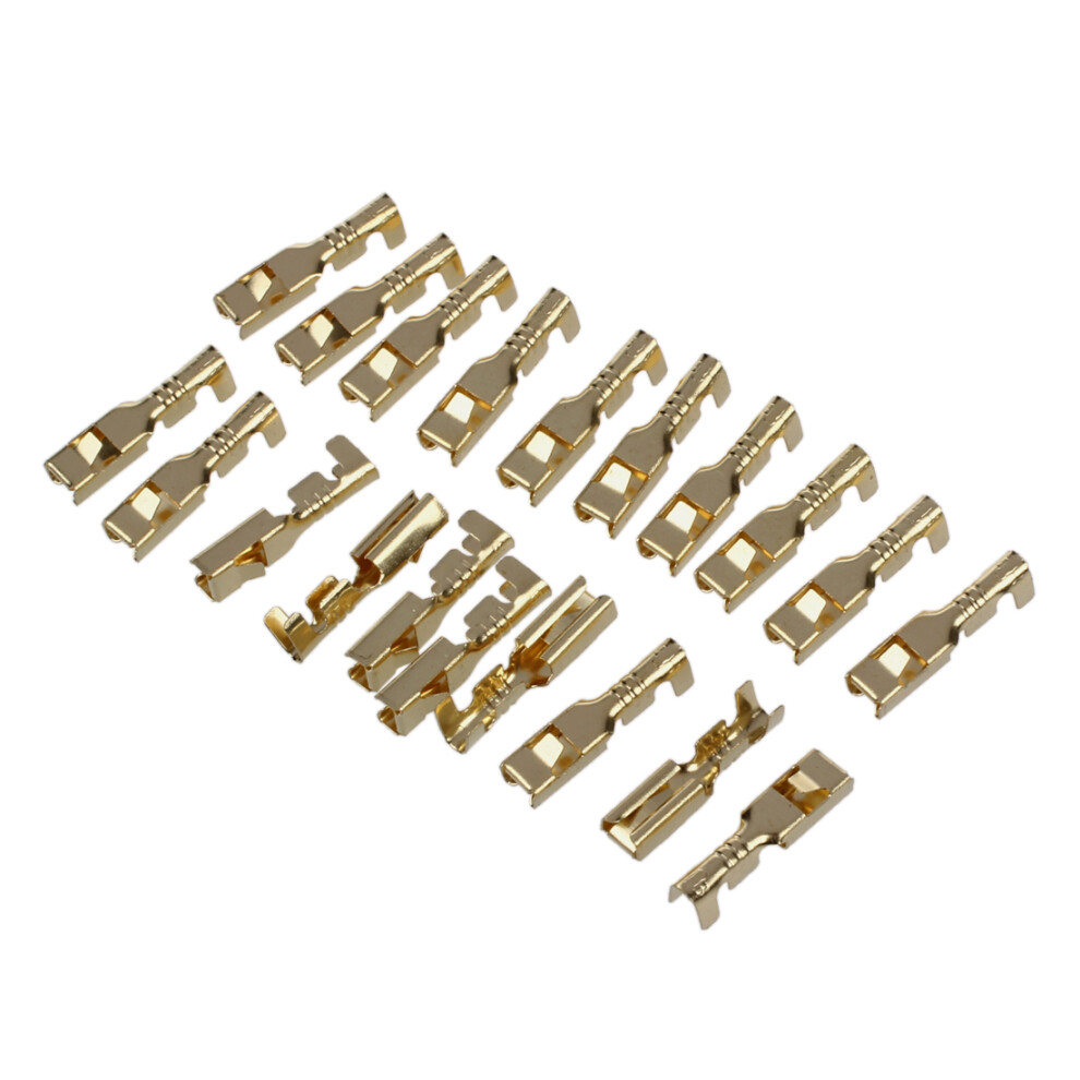 20 Pcs Female Spade Cable Wire Terminals For 2.8Mm Connectors 4711191700582