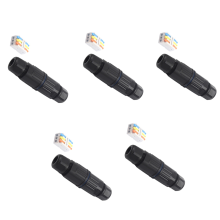5 Sets Outdoor 2 Way Electrical Cable Connector