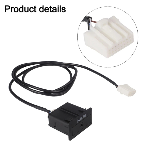TD74-66-DFX 16Pin Car AUX Audio Interface for -9 for 3 1