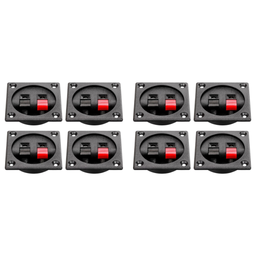 4PCS Speaker Box Terminal Cup, Spring Square Subwoofer Box