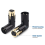 Audio Adapter Plug Adjustable Male to Female Right Angle XLR Adapter 3