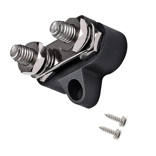 Junction Block Bus Bar Dual Heavy Duty Power Distribution Stud,Black 2
