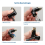 Audio Adapter Plug Adjustable Male to Female Right Angle XLR Adapter 4
