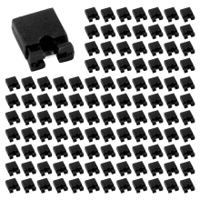 200Pcs DVD HDD PC Mainboard PCB Plugs Jumper Caps 2-Pin