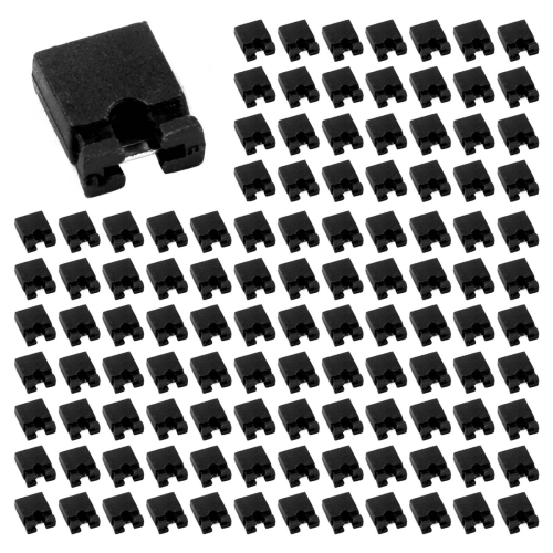 200Pcs DVD HDD PC Mainboard PCB Plugs Jumper Caps 2-Pin