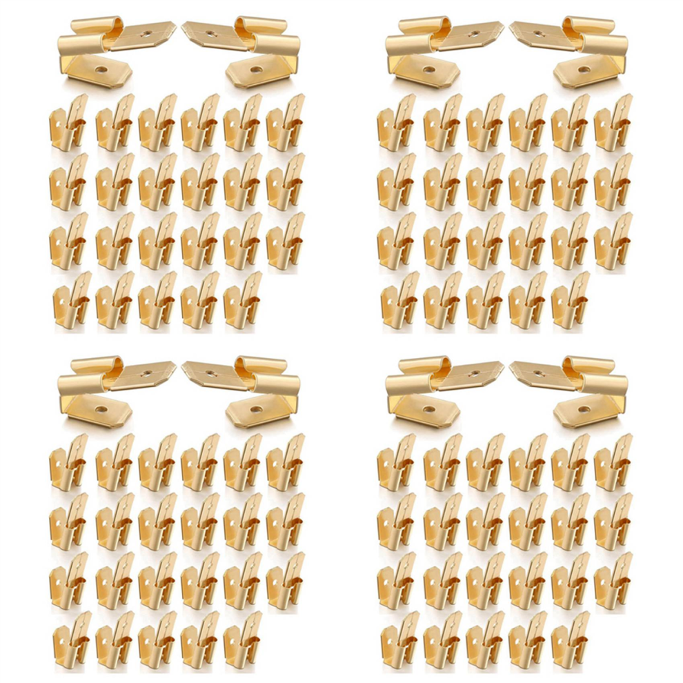 25 Pcs Piggyback Spade Connectors, Quick Disconnect Connectors 4711191700735