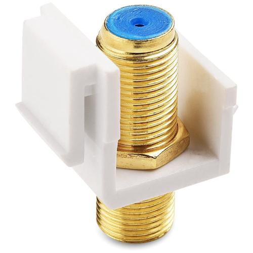 5 Pack RG6 Jack Insert, Coaxial Jack Insert Gender Changer 1