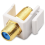 5 Pack RG6 Jack Insert, Coaxial Jack Insert Gender Changer 4