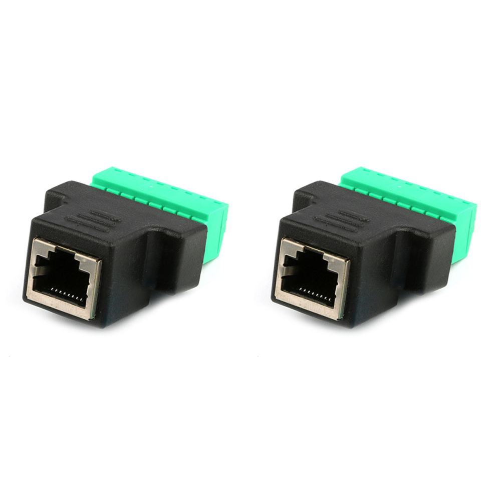 Rj45 Female To Screw Terminal 8 Pin Connector 4711191702739
