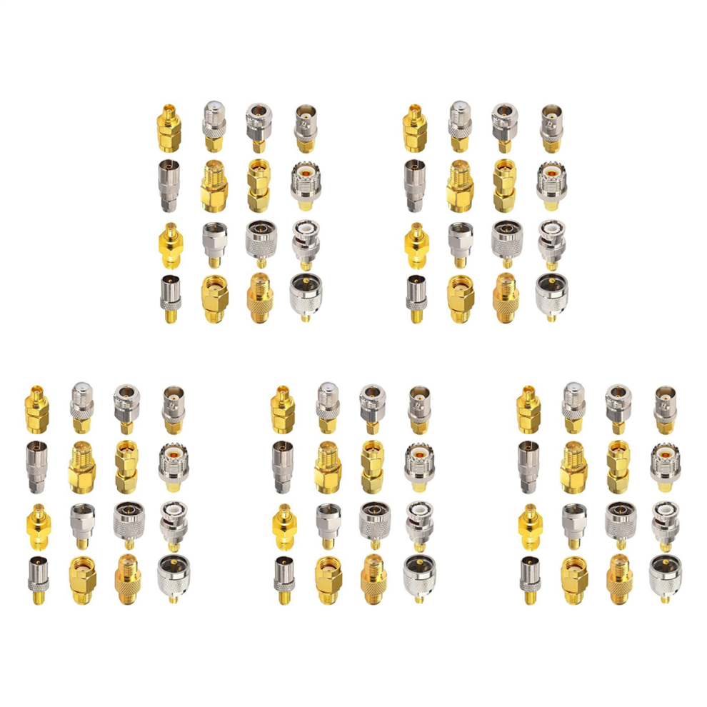 16 Type Sma Connectors Adapter Kits Sma To Mcx/Tv/F/Bnc/Uhf/Rp-Sma 4711191700209