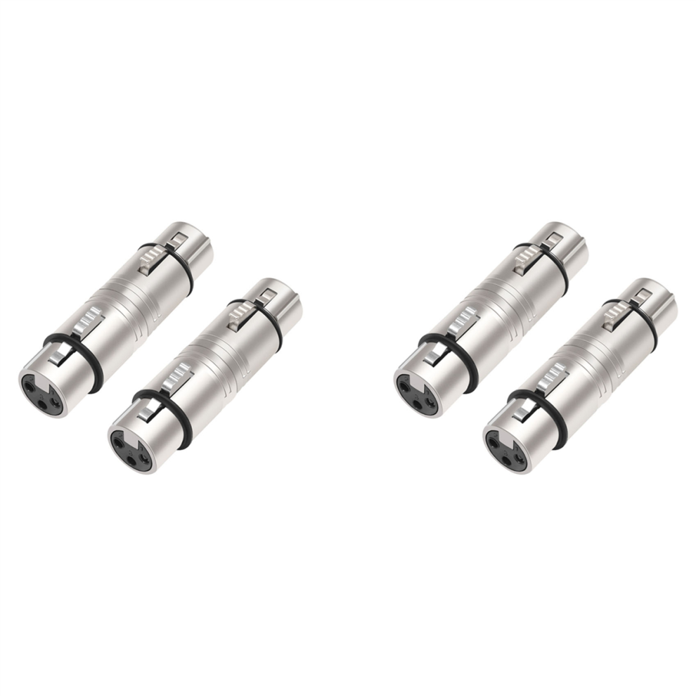 3 Pin Xlr Female To 3 Pin Xlr Female Gender Changer Connector 4711191700957