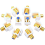 10-Pack RG6 Jack Insert, for Wall Plate and Patch Panel 4