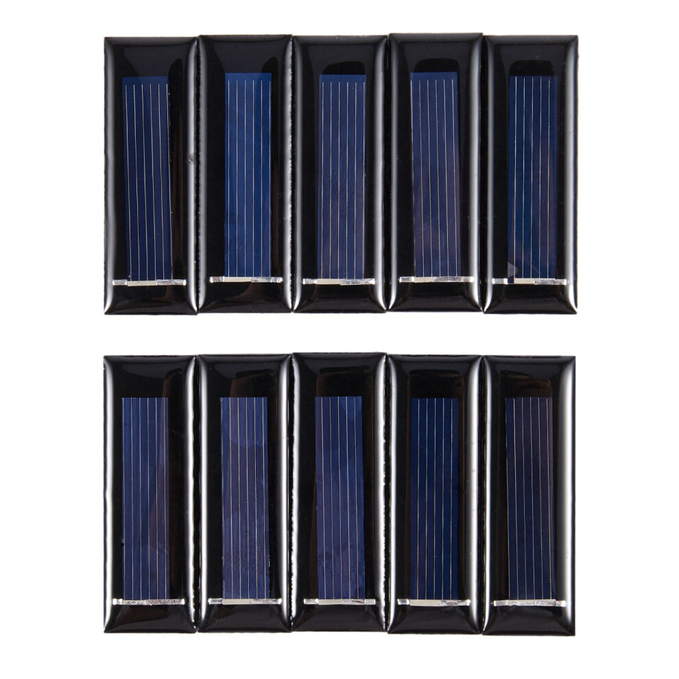 10Pcs Mini Solar Panel 0.5V 100Ma Solar Cells Photovoltaic Panels 4711191704689