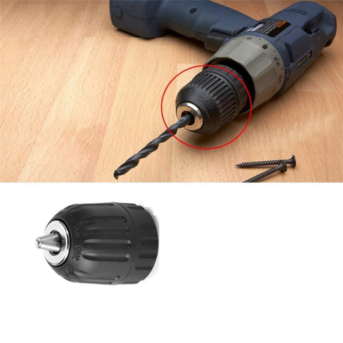 2 Pieces of Hand-Tight Chuck Set 10mm with Adapter Hardware Tools 2