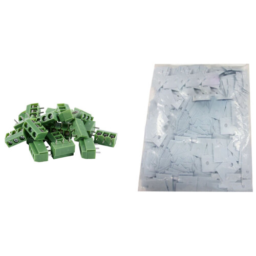 20 Pcs 3 Pin 5mm Pitch PCB Mount Screw Terminal Block AC 250V 8A
