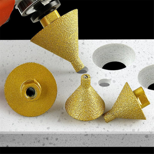 Diamond Beveling Chamfer Bit for Angle Grinders, Cone Tile Bit Small 1