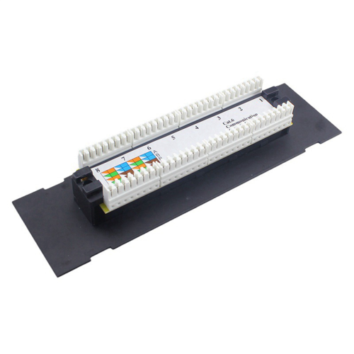 8Port Patch Panel for Cat. 6 Versatile Data Center Plastic Wall Mount 2