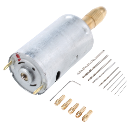 Mini Electric Hand Drill Bit Set DC 12V Motor 2