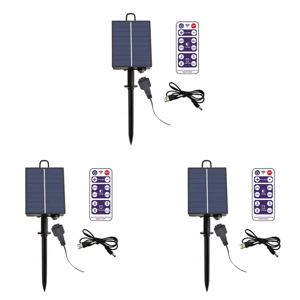 1200Mah Solar Panel Control Box Kits Lithium Battery Panel 4711191705242