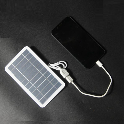 5V High Power USB Solar Panel Camping Cells Battery Solar Charger 2