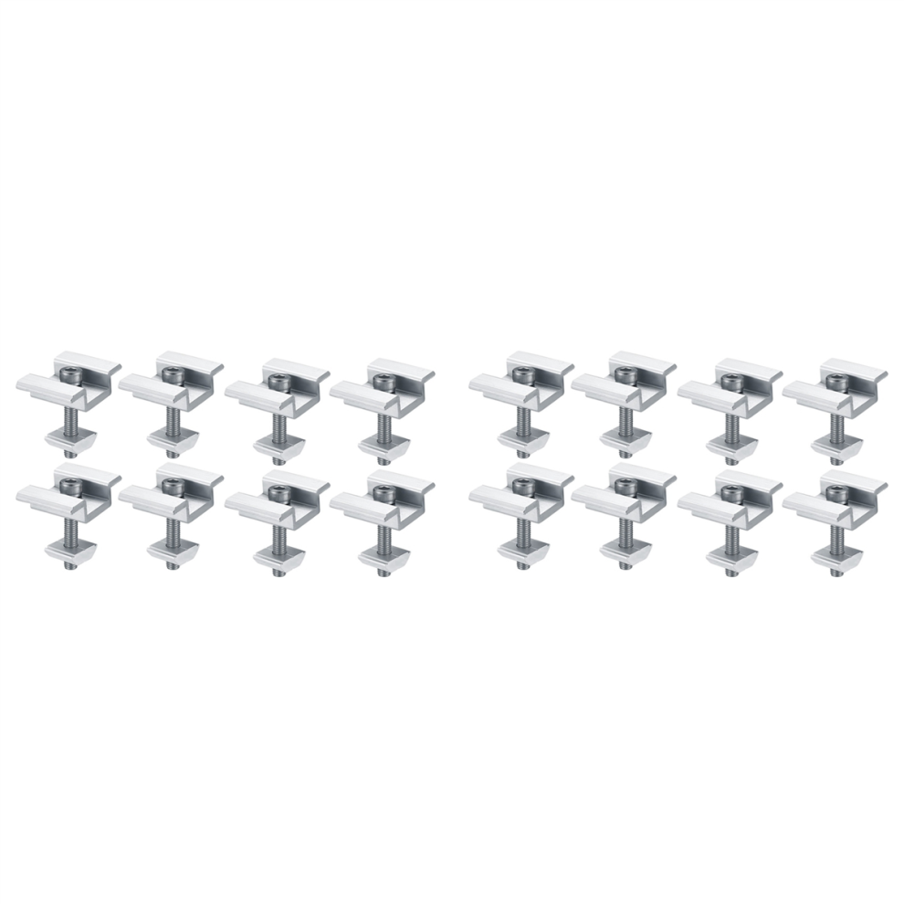 8Pcs Solar Panel Mounting Brackets, Clamps, For Pv Solar Panel 35Mm 4711191705617