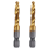 M6x1mm Hex Shank Titanium Plated Screw Thread Metric Tap Drill Bits 1