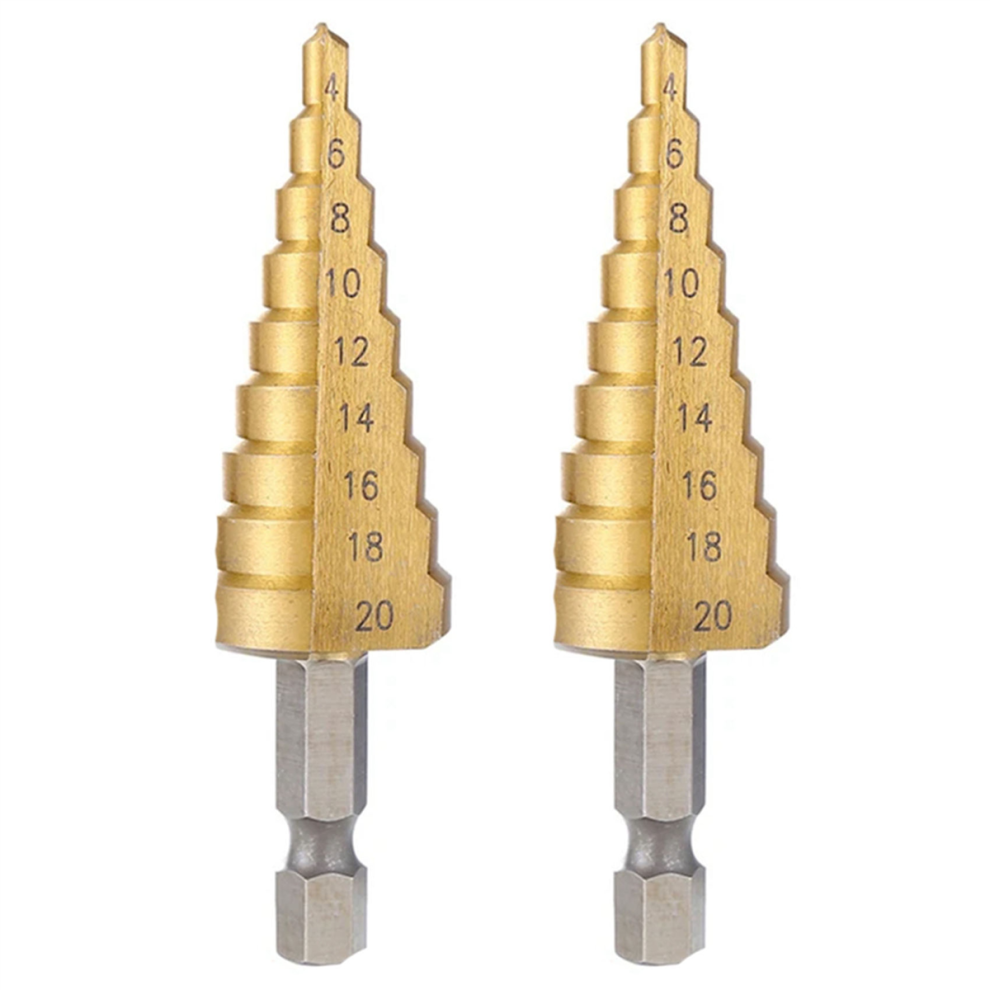 4-20mm HSS Straight Groove Step Drill Bit-image-OPC-PJ98NCG-NEW