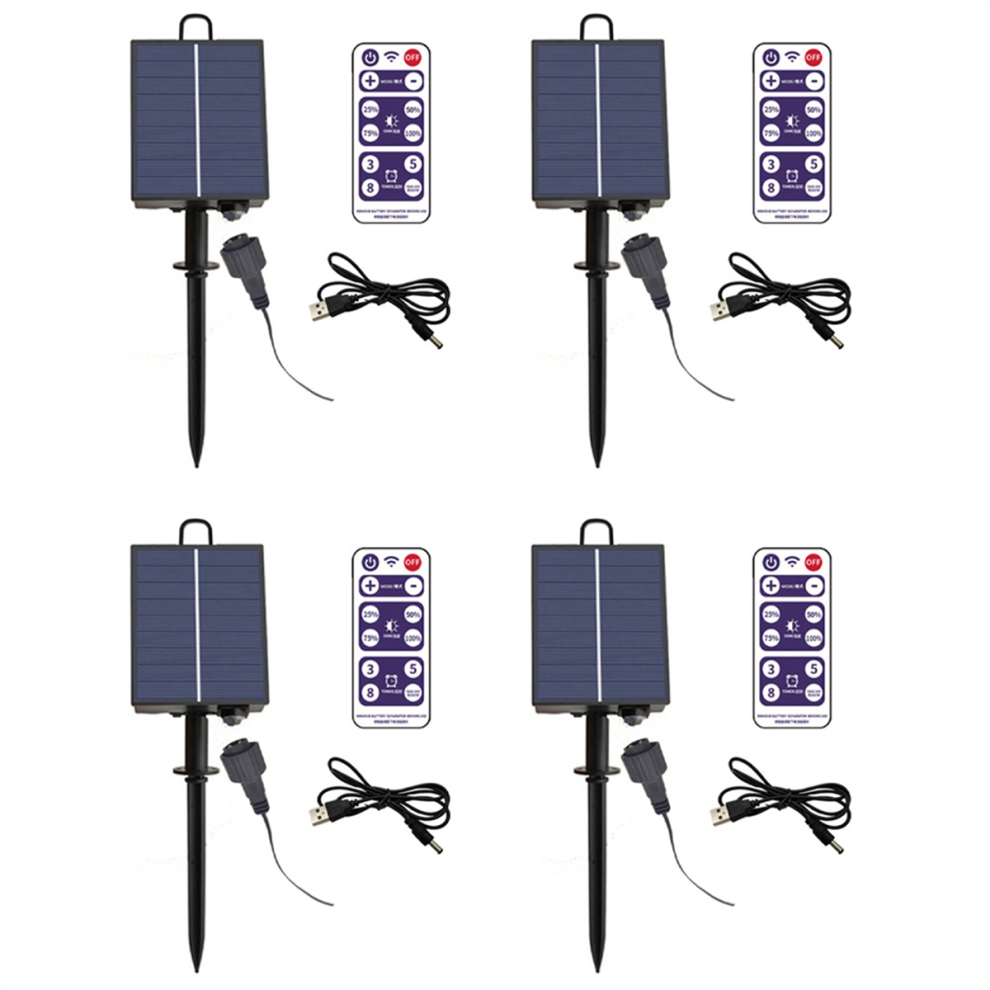 1200Mah Solar Panel Control Box Kits Lithium Battery Panel 4711191705266