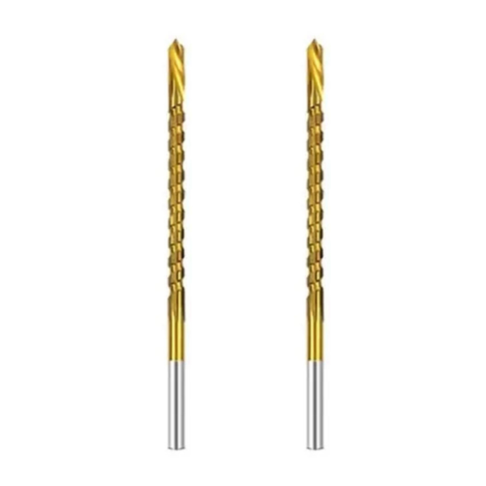 3Mm Titanium Coated Drill Bit Spiral Jagged Saw Drill Bit 4711191706973