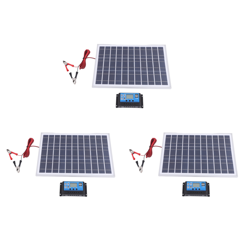 30W 12V Solar Panel Battery Charger+40A Controller For Rv Car Boat 4711191704757