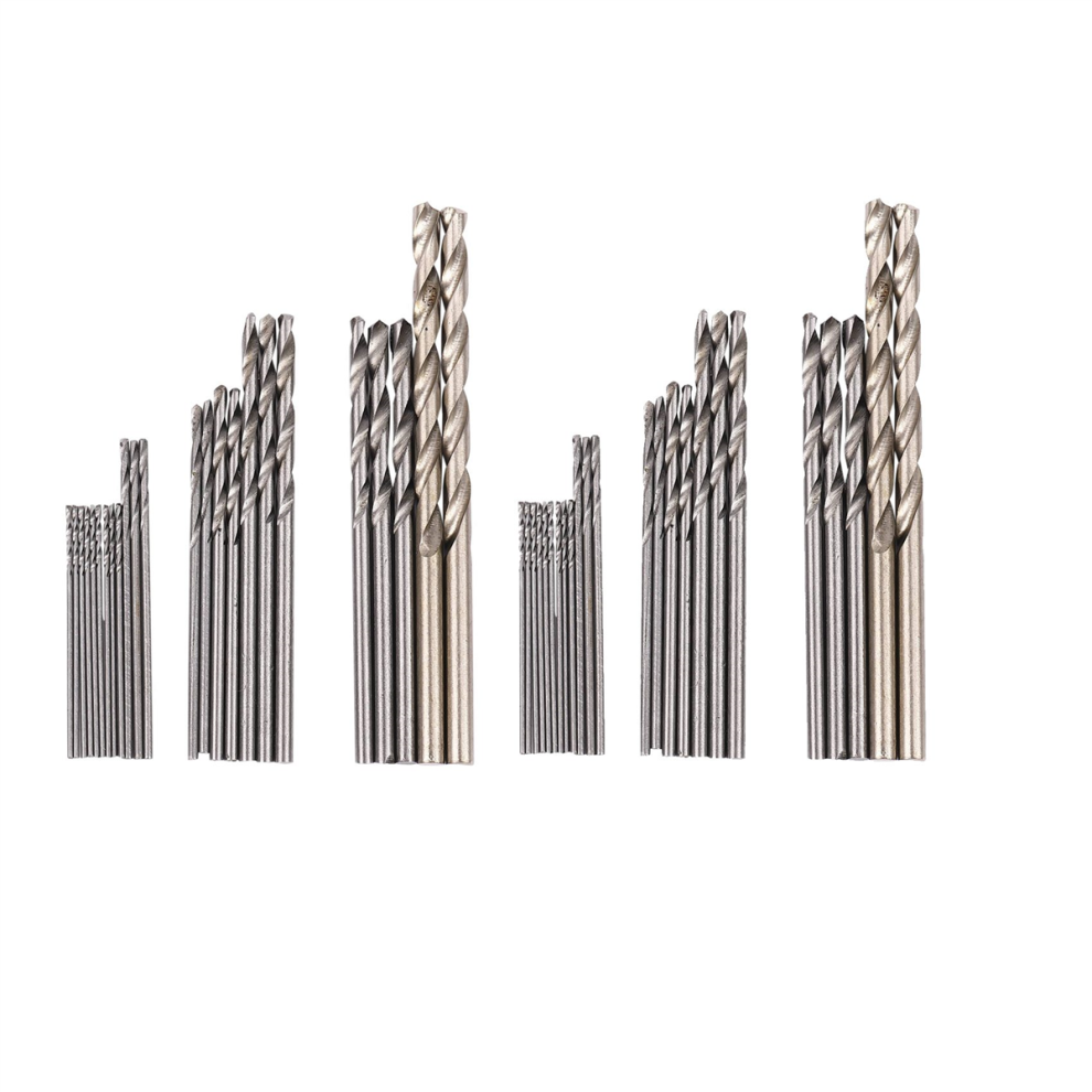 25Pc 0.5-3.0Mm Set Of Miniature Straight Shank Small Twist Drill Set 4711191706720