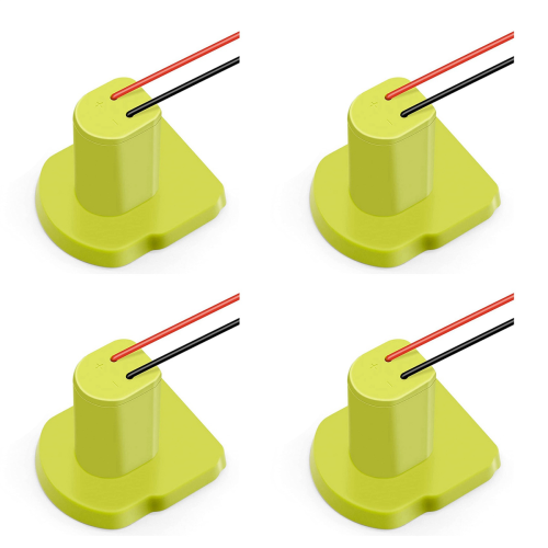 Battery Adapter for + 18V Li-Ion Battery, with 12 Gauge Wire