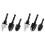 3PCS 1/4 Inch Hex Shank Keyless Drill Chuck Impact Drills Bits 1