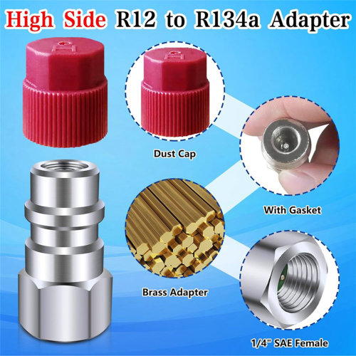 R12 to R134a Conversion Kit,AC Retrofit Fitting Adapter Kit 1