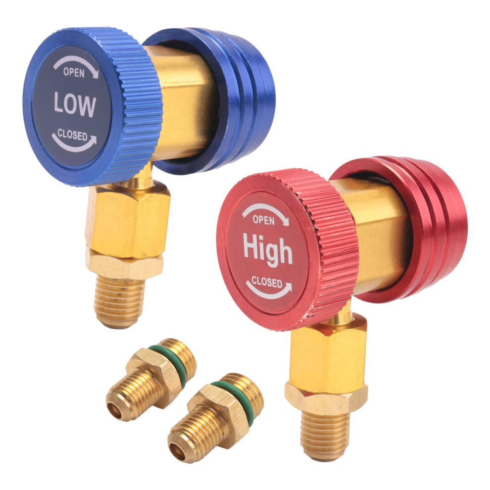 Freon R134a Auto Car Quick Coupler Connector Brass Adapters 4712844913144