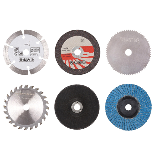 6Pcs 75mm for 10mm Bore Angle Grinder Metal Circular Saw Blade