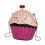 Cute Cupcake Shape Women's Shoulder Bag Colorful PU Leather 2