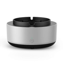 Gray Smart Smokeless Ashtray Air Purifier
