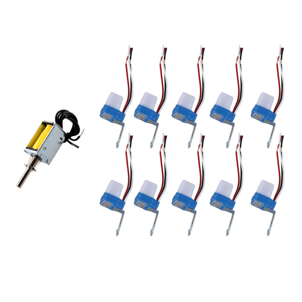 10Pcs Auto On Off Photocell Street Light Photoswitch Sensor Switch 4712844913519