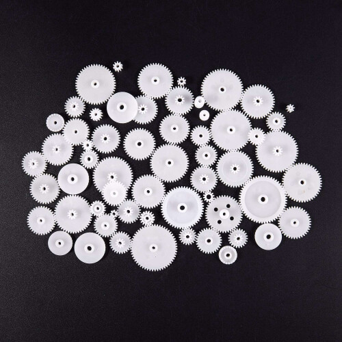 58 styles Plastic Gears Cog Wheels All The Module 0.5 Robot Parts DIY Necessary 1