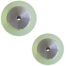 100Mm Aluminum Polyurethane Industrial Encoder Wheel Measuring Wheel