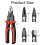 Multifunctional Replaceable Electrician Pliers Wire Stripping Pliers 4