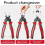 Multifunctional Replaceable Electrician Pliers Wire Stripping Pliers 5