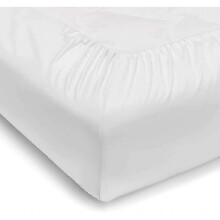 Queen Fitted Sheet 35cm 100% Egyptian Cotton 250 Thread Count Fitted Sheet for Mattress (white, 160x200)