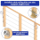 50 Pack Cable Railing kit, T316 Stainless Steel 1/8In 5