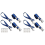 4PCS Drywall Stilts Straps, Adjustable Drywall Foot Band Straps Kit 1