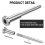 50 Pack Cable Railing kit, T316 Stainless Steel 1/8In 3